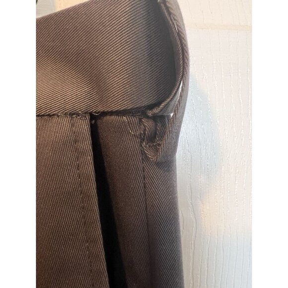 Haggar Premium Classic Fit Pants 38W X 34L No Iron Khaki Flat Front Grey HC10884 - Picture 10 of 15